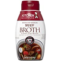 Kitchen Accomplice Reduced Sodium Beef Broth Concentrate, 12 Ounce