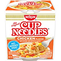Nissin, Cup Noodles Soup, Chicken Flavor, 2.25 oz (case of 12)