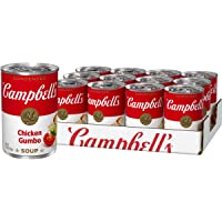 Campbell's Condensed Chicken Gumbo Soup, 10.5 Ounce Can (Pack of 12) (Packaging May Vary)