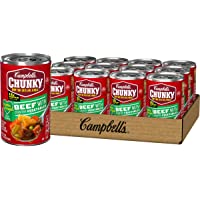 Campbell's Chunky Healthy Request Beef with Country Vegetables Soup, 18.8 oz. Can (Pack of 12)
