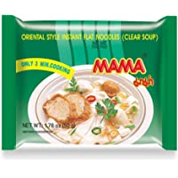 MAMA Noodles Flat Clear Soup Instant Rice Noodles w/ Delicious Thai Flavors, Hot & Spicy Noodles, No Trans Fat w/ Fewer…