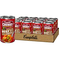 Campbell's Chunky Soup, Beef with Country Vegetables, 18.8 Ounce (Pack of 12) (Packaging May Vary)