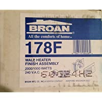 Broan 178F Wall Heater Project Pack, Multi-Watt 240/208V Fan-Forced - White