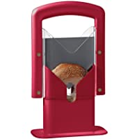 Hoan The Original Bagel Guillotine Universal Slicer, 9.25-Inch, Red