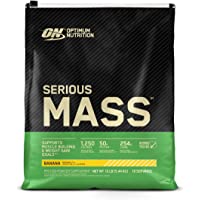 Optimum Nutrition Serious Mass Weight Gainer Protein Powder, Vitamin C, Zinc and Vitamin D for Immune Support, Banana…