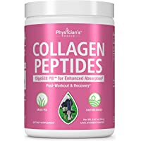 Collagen Peptides Powder - Enhanced Absorption - Supports Hair, Skin, Nails, Joints and Post Workout Recovery…
