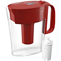 Brita Standard Metro Water Filter Pitcher, Small 5 Cup, Red, 1 Count