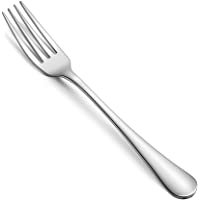Hiware 12-Piece Dinner Forks Set, Food-Grade Stainless Steel Cutlery Forks, Mirror Polished, Dishwasher Safe - 8 Inch