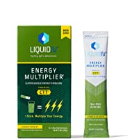 Liquid I.V. Energy Multiplier | Energy Powder Drink Sticks | Matcha and Green Energy Blend Drink Mix | Natural Caffeine…