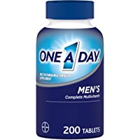 One A Day Men’s Multivitamin, Supplement with Vitamin A, Vitamin C, Vitamin D, Vitamin E and Zinc for Immune Health…