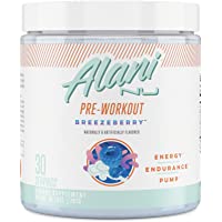 Alani Nu Pre-Workout Supplement Powder for Energy, Endurance, and Pump, Breezeberry, 30 Servings