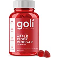 Apple Cider Vinegar Gummy Vitamins by Goli Nutrition - Immunity & Detox - (1 Pack, 60 Count, with The Mother, Gluten…