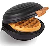 CROWNFUL Mini Waffle Maker Machine, 4 Inches Portable Small Compact Design, Easy to Clean, Non-Stick Surfaces, Recipe…