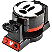 Disney Mickey Mouse Mickey Mouse Double Flip Waffle Maker, 1, Black, Red