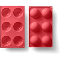Chef’n Sweet Spot Silicone Hot Chocolate Bomb Mold (2-Pack), Red