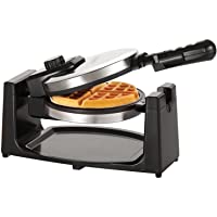 BELLA Classic Rotating Non-Stick Belgian Waffle Maker, Perfect 1" Thick Waffles, PFOA Free Non Stick Coating…