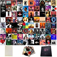 80 Pcs Print Album Covers | Unique Square Printed Photos 4x4 inch | Album Cover Posters Collage Kit | Music Posters for…