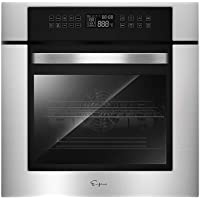 Frigidaire FFGW2426US 24 Single Natural Gas Wall Oven with 3.3 cu. ft. Capacity Halogen Lighting Self-Clean and Timer in…