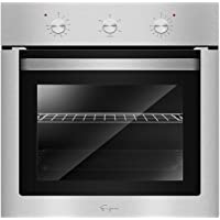Empava 24" Electric Single Wall Oven with Basic Broil/Bake Functions Mechanical Knobs Control in Stainless Steel, SA01