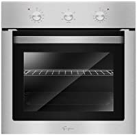 Empava 24XWOA01 24” Electric Single Wall Oven with Basic Broil Bake Functions Mechanical Knobs Control Stainless Steel…