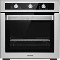 24" Single Wall Oven, thermomate 2.3Cu.f Electric Wall Oven with 5 Cooking Functions, 2000W Built-in Electric Ovens with…