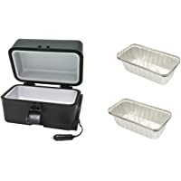 Roadpro Portable 12 Volt Cooking and Warming Oven Bundle with 6 Aluminum Foils