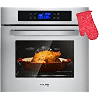 Electric Wall Oven, GASLAND Chef ES611TS 24" 11 Functions Built-in Ovens, 240V 3200W 2.3Cu.ft Convection Wall Oven with…