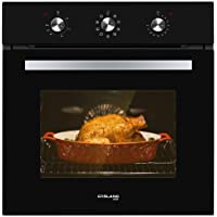 GASLAND Chef 24" Electric Single Wall Oven, 2.3Cu.f Multi-functional Built-in Black Glass, 240V 2000W 9 Cooking Function…