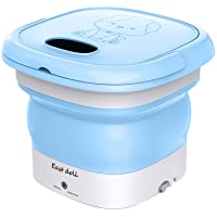 East doll Portable Washing Machine for Baby Clothes, Underwear or Small Items, Foldable Mini Washer for Apartment Dorm…