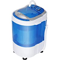 ZENY Portable Mini Laundry Washing Machine Small Semi-Automatic Compact Washer Spin Cycle Basket for Apartment, RV…