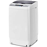 Giantex Full-Automatic Washing Machine Portable Compact 1.34 Cu.ft Laundry Washer Spin with Drain Pump, 10 programs 8…