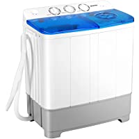 Giantex Portable Washing Machine, 2 in 1 Laundry Washer and Dryer Combo, 22lbs Capacity 13.2 lbs Washing 8.8 lbs…
