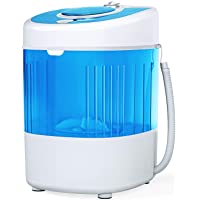 KUPPET Mini Portable Washing Machine for Compact Laundry, 7.7lbs Capacity, Small Semi-Automatic Compact Washer with…