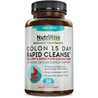 Colon Cleanser Detox for Weight Loss. 15 Day Fast-Acting Extra-Strength Cleanse with Probiotic & Natural Laxatives for…