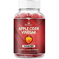 Apple Cider Vinegar Sugar Free Gummies with The Mother - Formulated for Weight Control - Gluten Free, No Glucose Syrup…