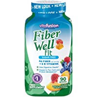 Vitafusion Fiber Well Fit Gummies Supplement, 90 Count (Packaging May Vary)