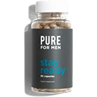 Pure for Men Original Vegan Cleanliness Stay Ready Fiber Supplement, 60 Capsules | Helps Promote Digestive Regularity…