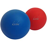 Kieba Massage Lacrosse Balls for Myofascial Release, Trigger Point Therapy, Muscle Knots, and Yoga Therapy. Set of 2…