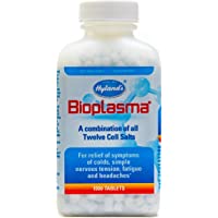 Bioplasma Cell Salts Tablets by Hyland's, Natural Homeopathic Combination of Cell Salts Vital to Cellular Function, 1000…
