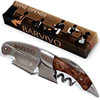 Professional Waiters Corkscrew by Barvivo - This Bottle Opener for Beer and Wine Bottles is Used by Waiters, Sommelier…