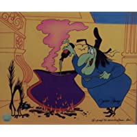 Witch Hazel in Broomstick Bunny Warner Bros. Artwork. Ltd. Run Print Custom Matted to 8" x 10"