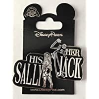 Disney Pin 130485 His Sally/Her Jack Two Pin Set of 2 Nightmare Before Christmas Pins