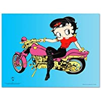 "Betty Boop on Motorcycle" is a Limited Edition Sericel by Fleischer Studios, Inc.! Includes Certificate of Authenticity…