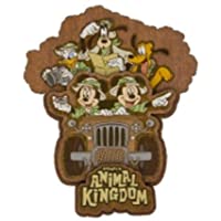 Disney Parks Magnet - Animal Kingdom Fab 5 Safari - Wooden