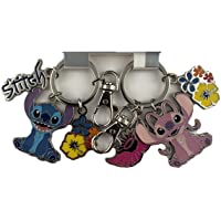 Disney Parks Keychain Set - Stitch and Angel