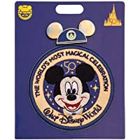 Disney Pin - Walt Disney World 50th Anniversary - Mickey Mouse Pin and Patch Set