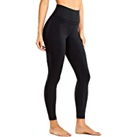CRZ YOGA Women's Naked Feeling Workout Leggings 25 Inches - 7/8 High Waist Yoga Tight Pants