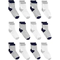 Simple Joys by Carter's Toddler and Baby Boys' Socks, Pack of 12