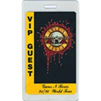 VIP LAMINATED BACKSTAGE PASS for GUNS N' ROSES 1991-92 Tour