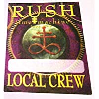2010 Rush Backstage Pass Time Machine Tour Crew Purple